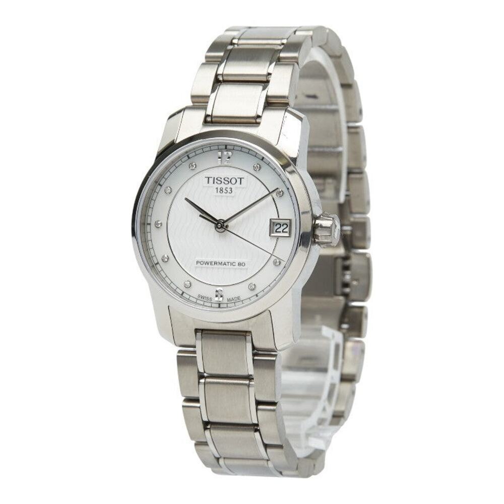 Tissot T-Classic Diamond Automatic Watch Stainless Steel White